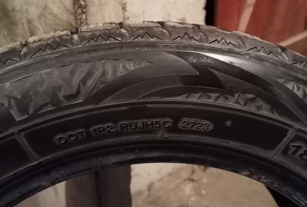 Продавам 4 броя Зимни гуми 185.60.15 на 1 сезон дот 2023