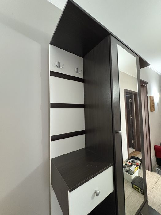 Портманто в цвят венге