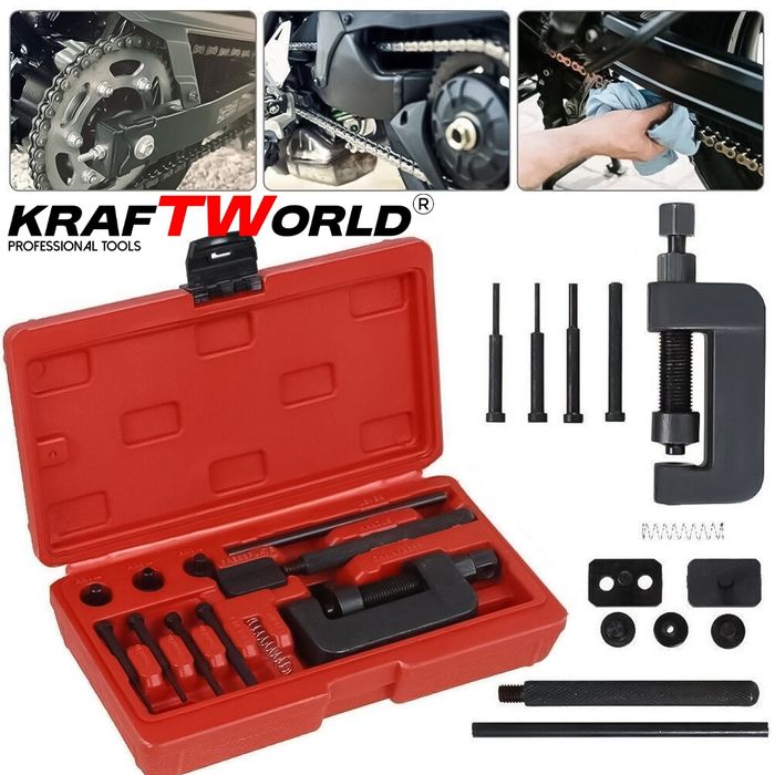 Професионален комплекр за занитване и разглобяване на мото и анг