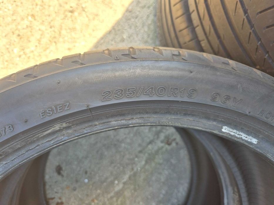 2 Anvelope de VARA - 235/40/19 96Y - Bridgestone Potenza S001 AO - Stare F BUNA - DOT 2020 !