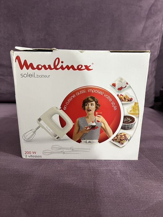 Mixer de mână Moulinex Soleil, două viteze, 200 W