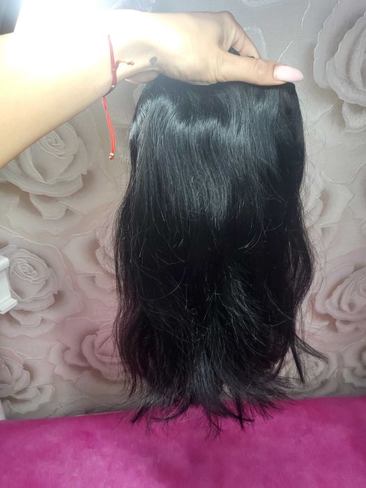 Естествена коса тъмно кафяви