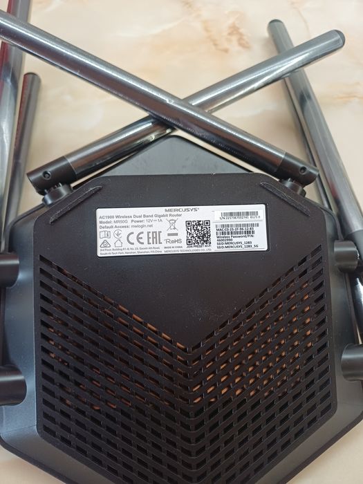 Wi-Fi    Рутер  Mercusys AC 1900 Dual band