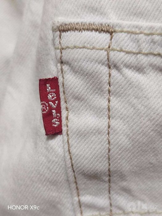 Levi's 501 Белые Джинсы / W31 / Y2K. Винтаж. Редкость.