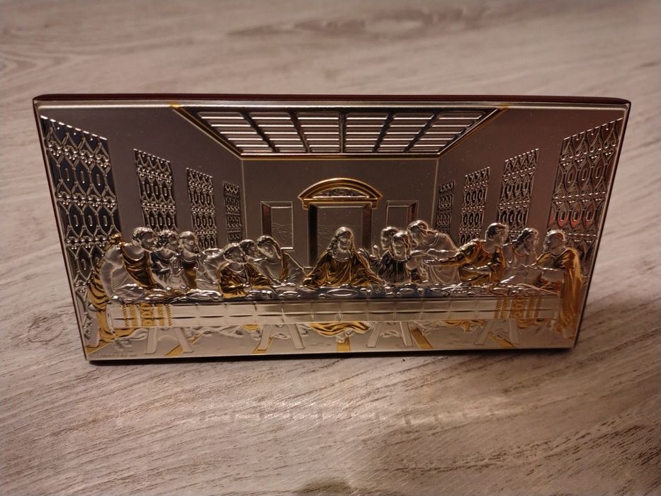 Icoana argint pe lemn de alun