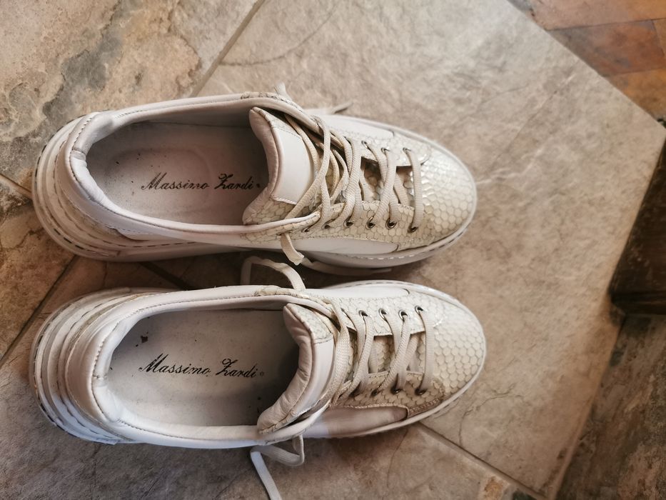 Бели кецове Massimo Zardi