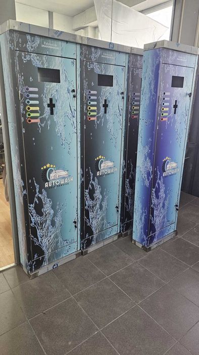 Cutie comanda din Inox Spalatorie Self Service cu picior