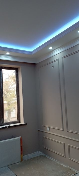 Малярка Гипскартон обой линолеум декор пластик ишлари