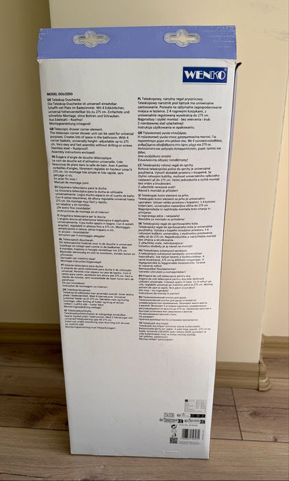 Нова ъглова етажерка за баня бамбук