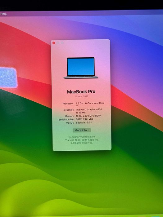 Kuchli Macbook Pro 15'