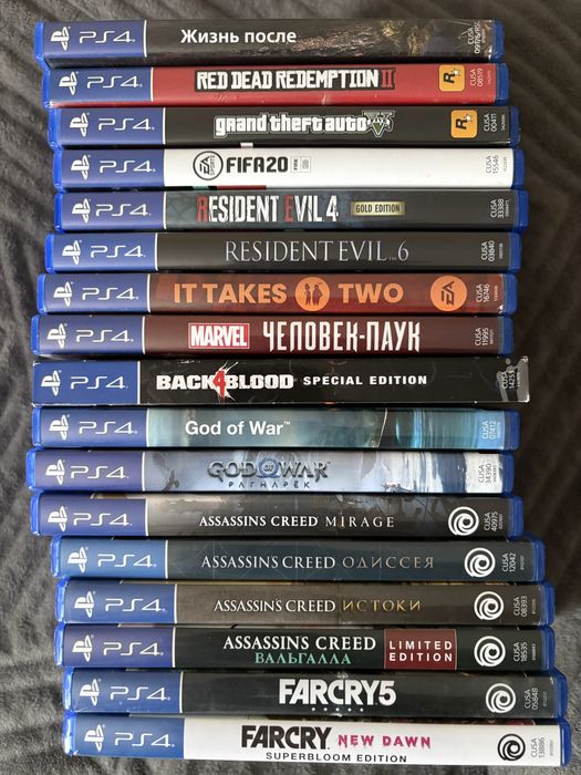 PS4 ойын дисктер
