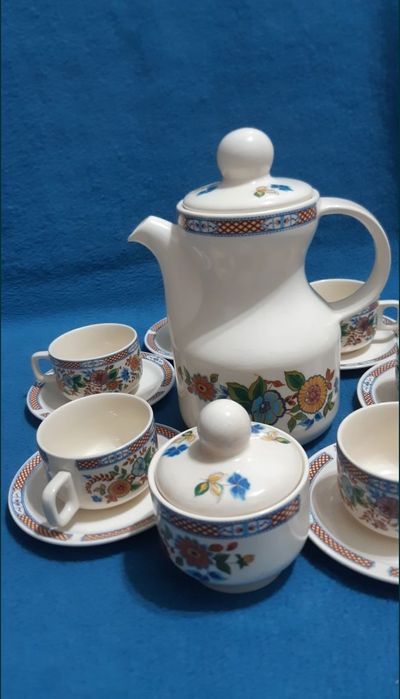 Serviciu Cafea Ceai Vintage Retro Romania anii 70  ...