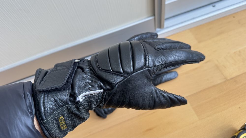 Manusi moto 7 M piele naturala kevlar motocicleta scuter touring atv