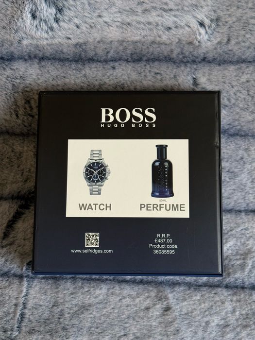Set cu ceas si parfum Boss