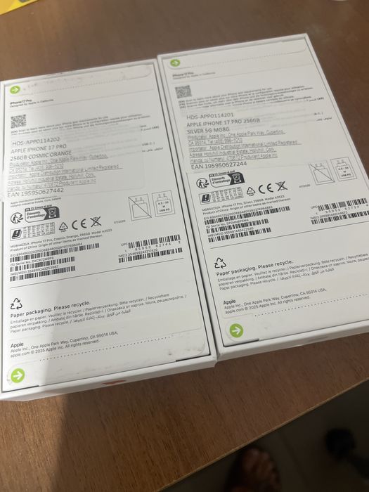 Iphone 17 Pro si Pro max Nou