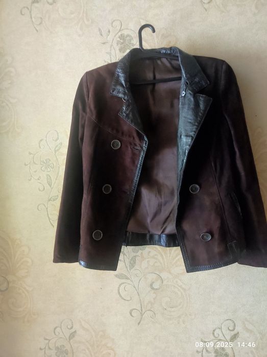 Куртка замша 42 р натуралка