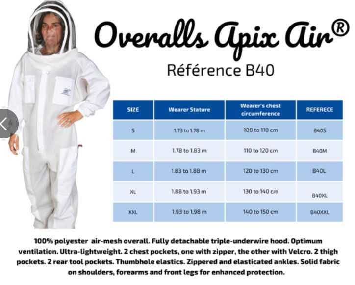 Пчеларски Костюм APIX AIR - НОВО!