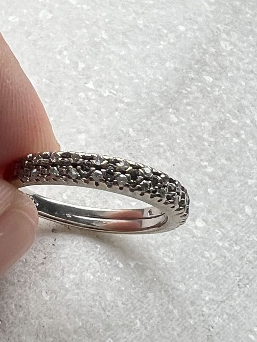 Vand inel aur 18k alb cu diamante