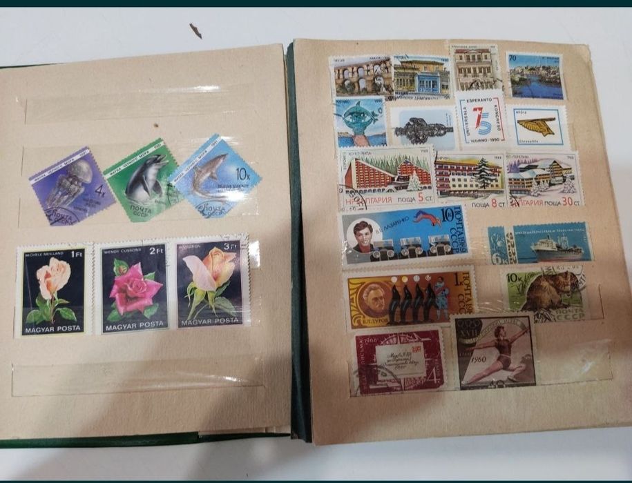Марки советские + альбом
