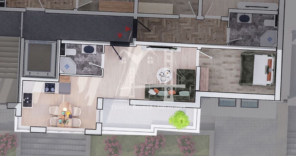 Продава се Двустаен апартамент в София, Стрелбище - 62 кв.м за 3107 €/кв.м - Снимка #1