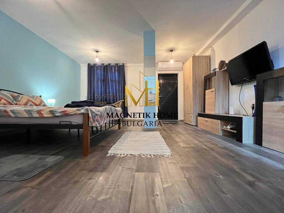 Чисто нов едностаен апартамент с отделна кухня до ”Славейкото пазарче”