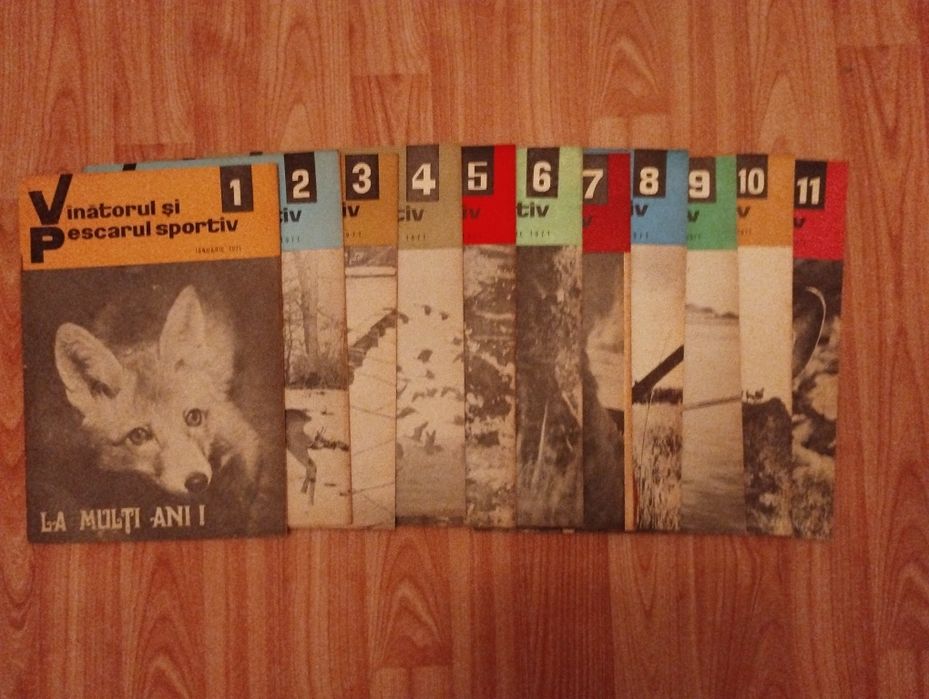 COLECTIE reviste Vinatorul și pescarul sportiv anii 1961-1973 118 buc