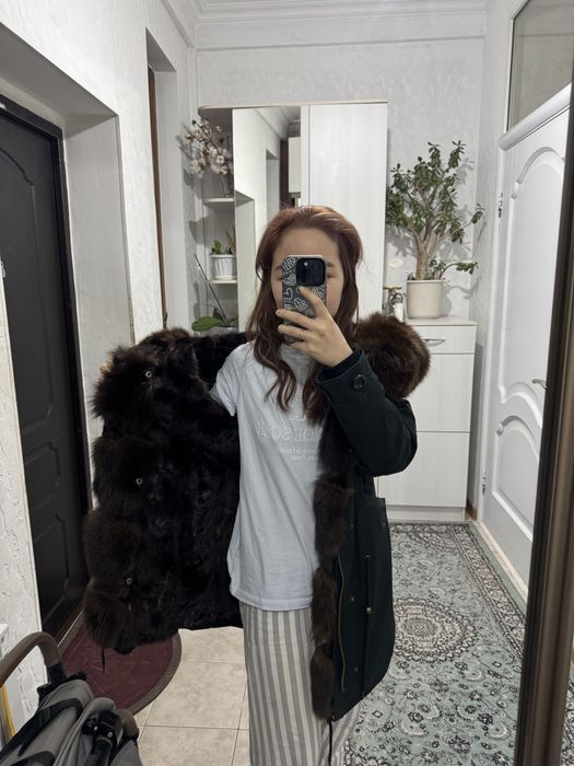 Зимняя парка с мехом