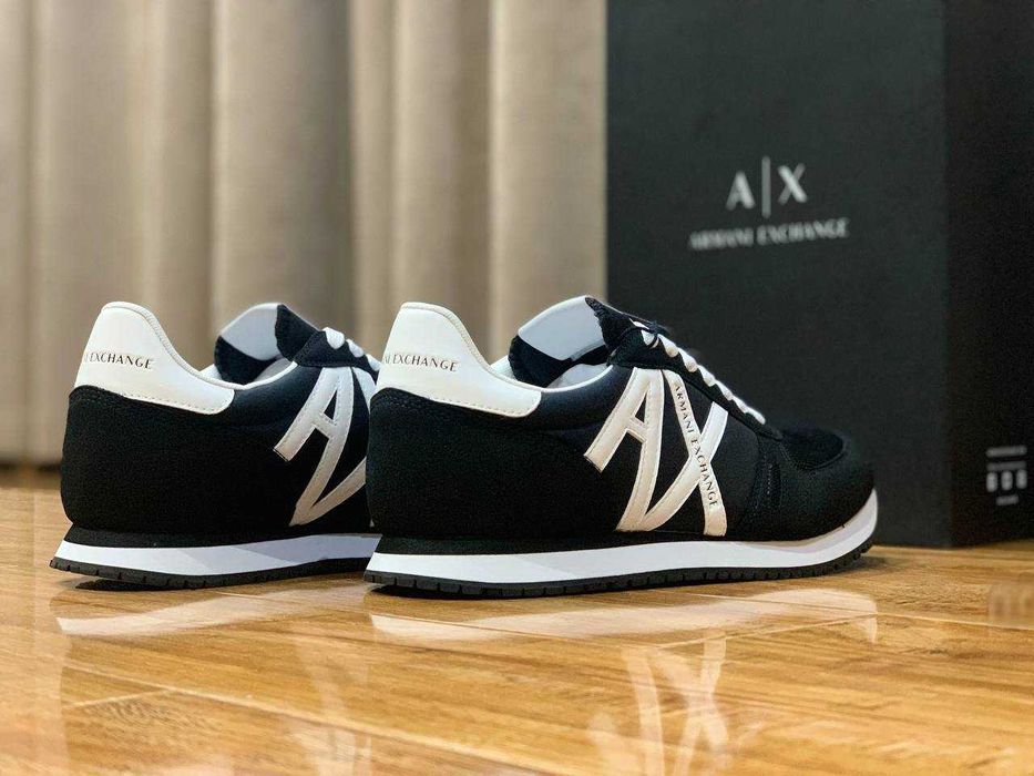 Armani Exchange мужские кроссовки в черном цвете РАЗМЕР 40,41,45