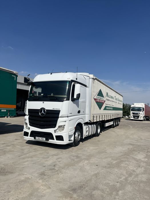 Mersedes actros Euro 6 с прицепом