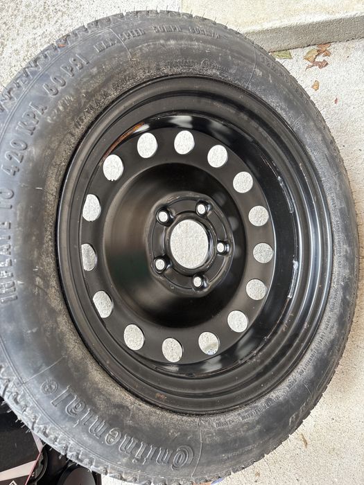 Roata de rezerva slim BMW pe 16