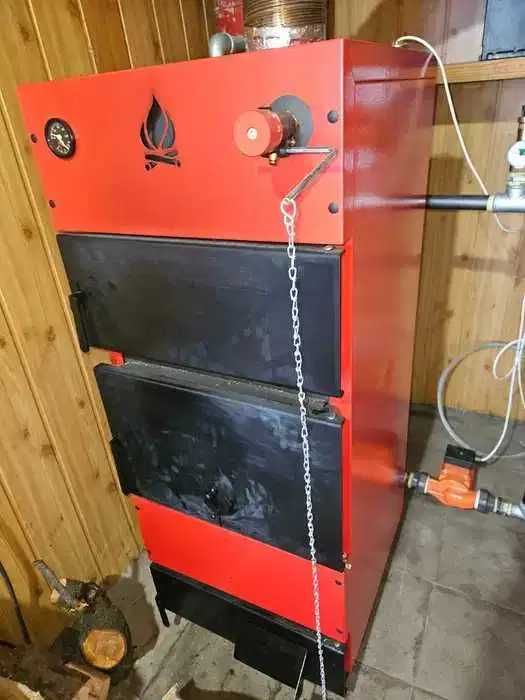 Centrala pe lemne carbune 41 kW ardere normala tiraj natural