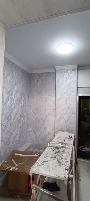 Маляр, ламинат, жидкие обои, пластик, электрик, откос.
хамма ишларни к