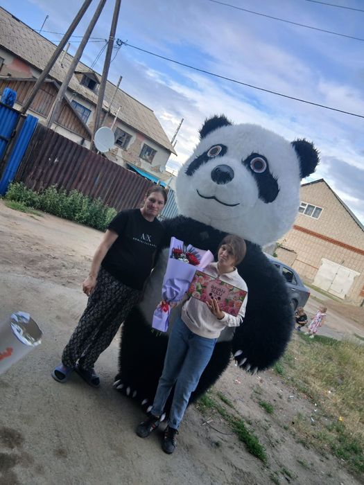 Мишка зайчик панда ростовые куклы