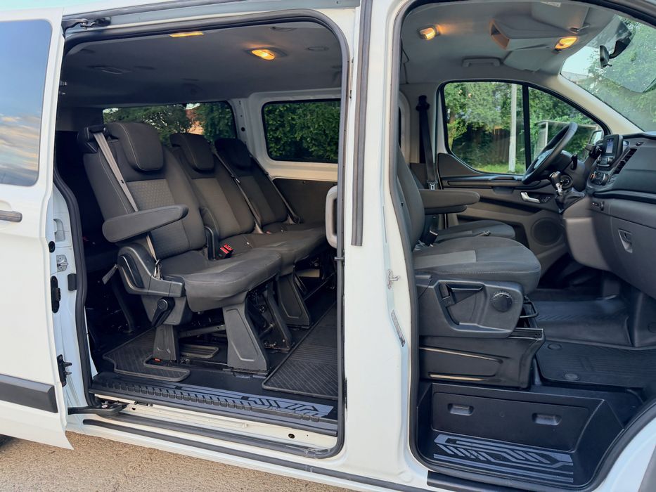 Ford Transit Custom 2019-clima fata/spate-8+1 locuri-lunga-TVA deductibil