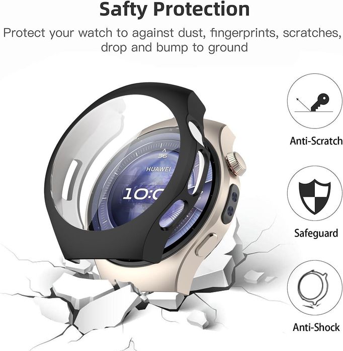 Силиконов Кейс 360° Градуса за Часовник Huawei Watch 5 46mm