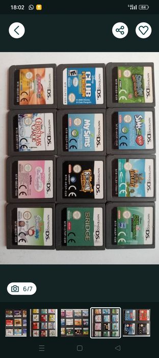 Vand mario si altele ds