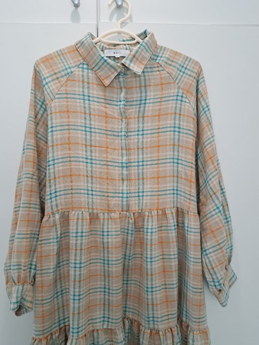 Boii разкроена рокля каре р-р С