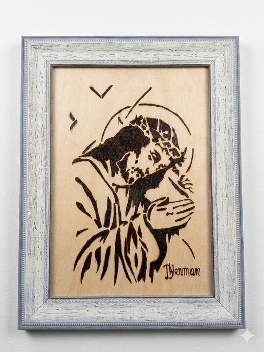 Tablouri pirogravate manual ,