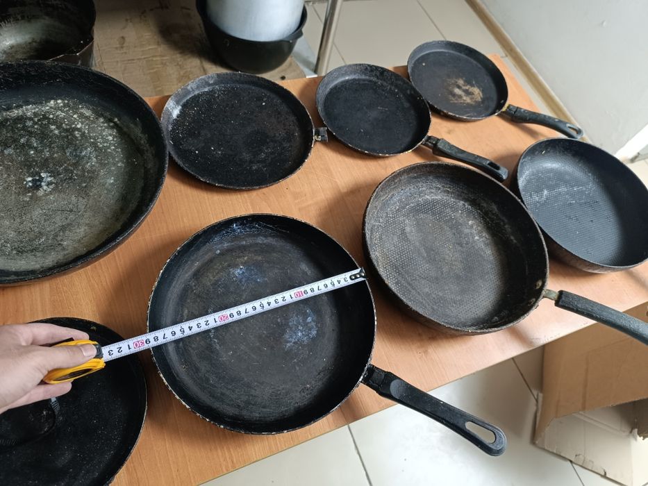 Сковородки в нормальном состоянии