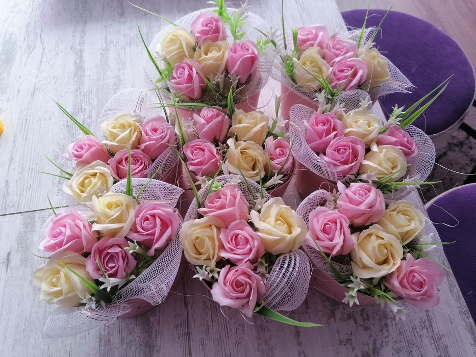 Сапунени букети за всякакви поводи