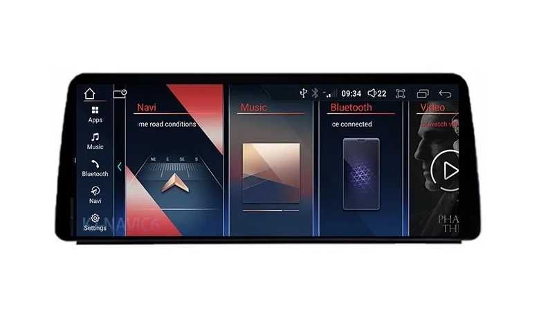 Navigatie BMW Seria 3 E90 E91 E92 Ecran 12.3 inch QLED Bluray Full HD