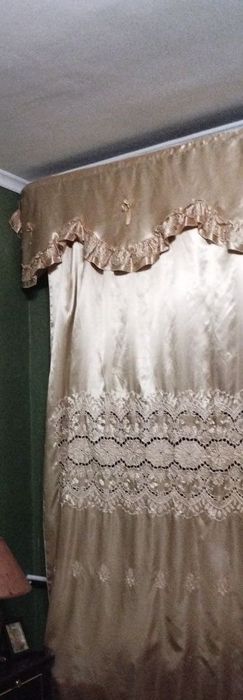 Продам комплект, шторы, тюль, покрывало