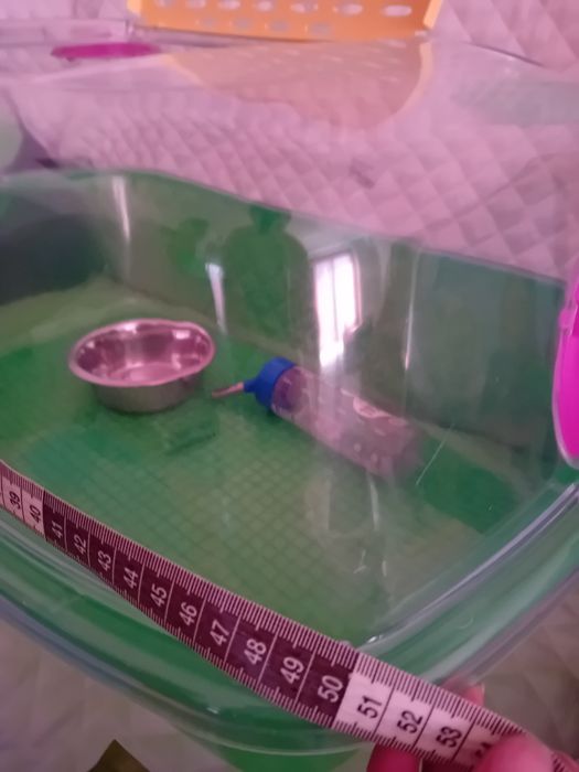 Cușcă hamsteri de plastic rezistent