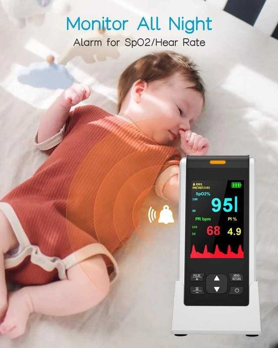 НОВ Детски пулсов оксиметър