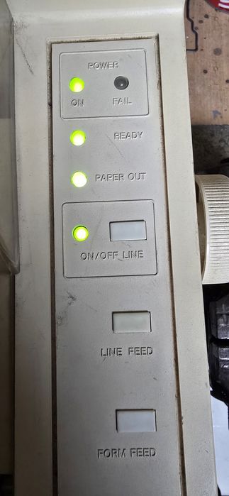 Български ретро принтер м80