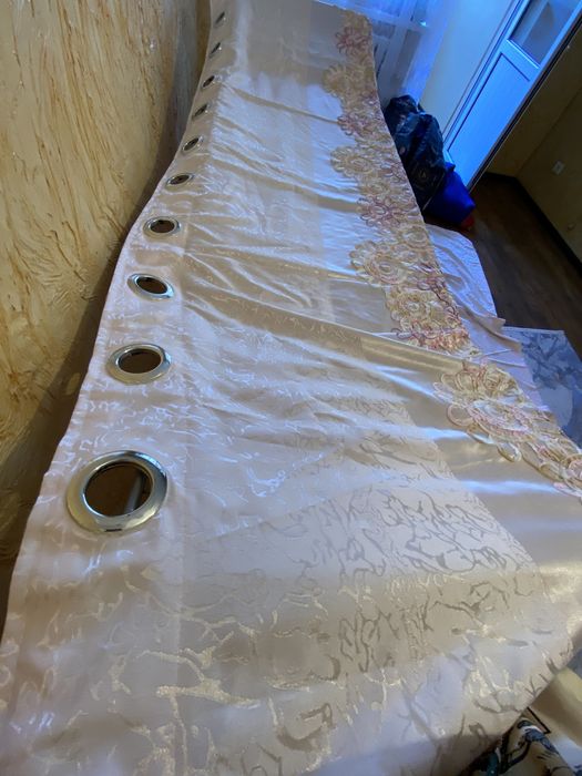 2 шторы и тюль