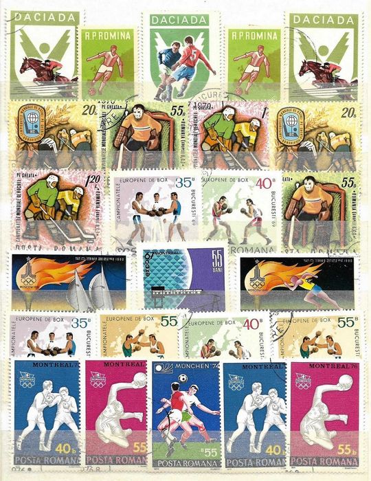 Super clasor plin cu timbre 4 file [8 pagini], formatul A5