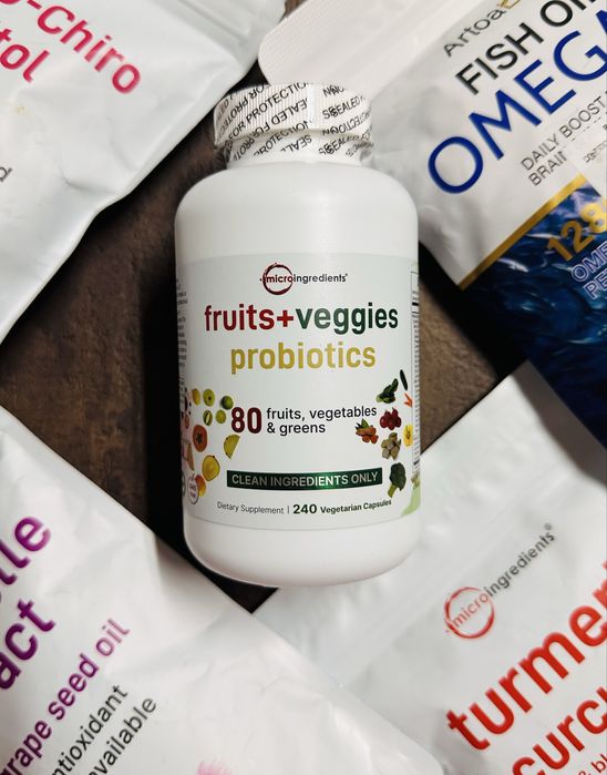 Probiotik,240 kapsula,80 xil meva, sabzavot va probiotic aralashmasi