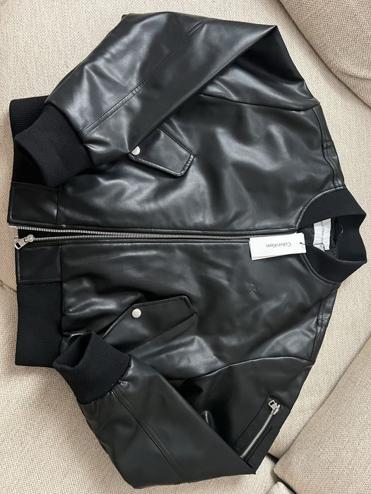 кожено яке calvin-klein jeans
