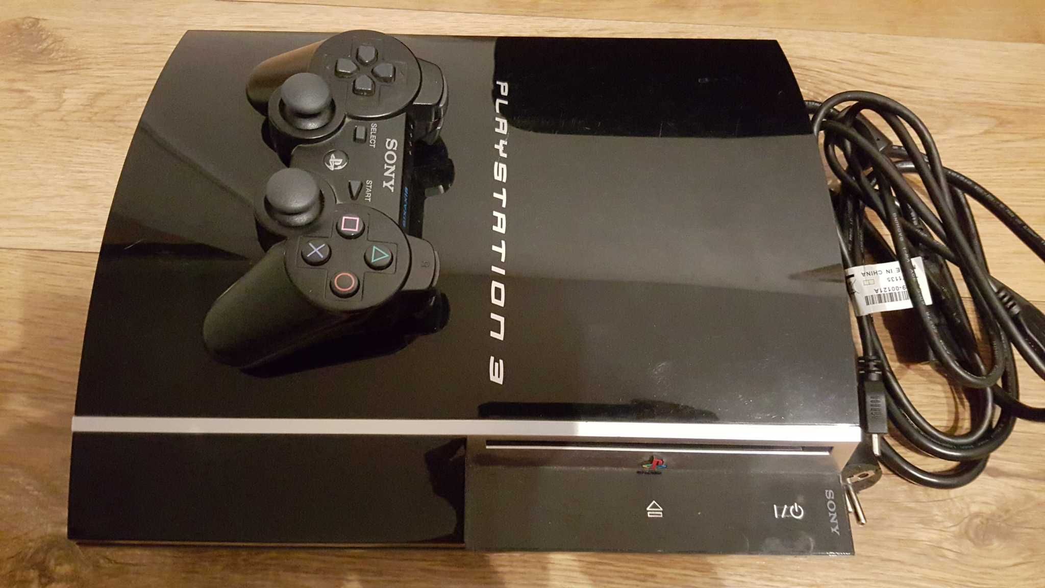 Playstation 3 PS 3 Sony PS3 slim complet 20 jocuri FIFA19 GTA 5 MK